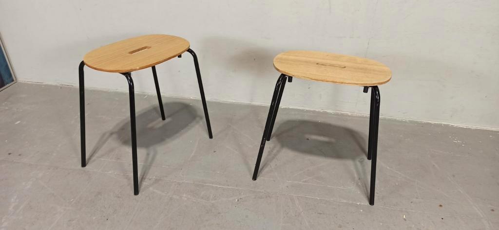 2 X Sostrene Grene Kruk, Hout En Metaal, P/p/s image 7