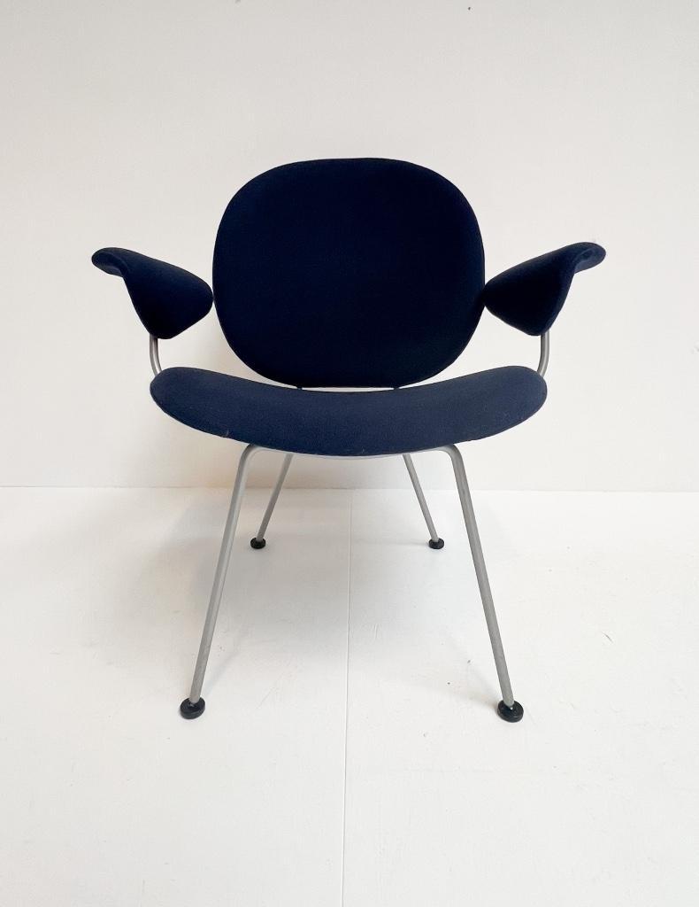 Donkerblauwe Kembo Fauteuil Van W.h. Gispen, Na 2000 image 5