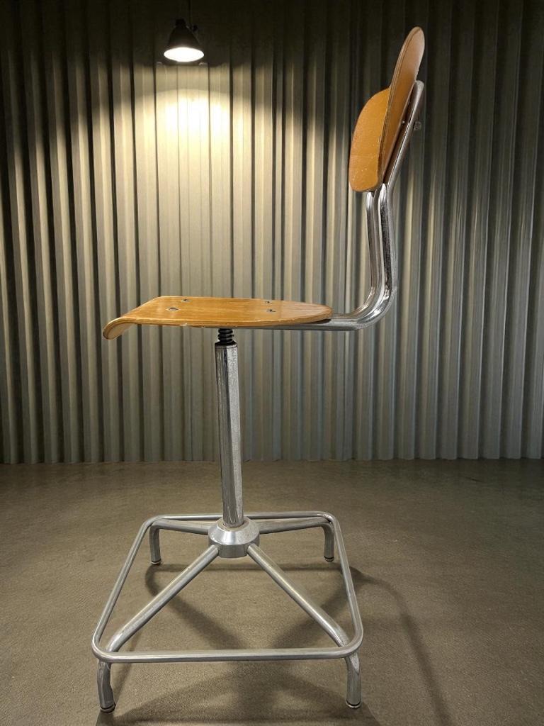 Vintage Industriële Bureaustoel / Atelierstoel / Desk Chair image 4