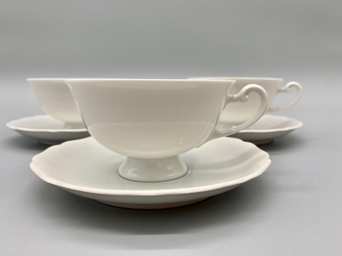 Set Hutschenreuther Theekopjes En Schotels Wit 6 Delig image 7