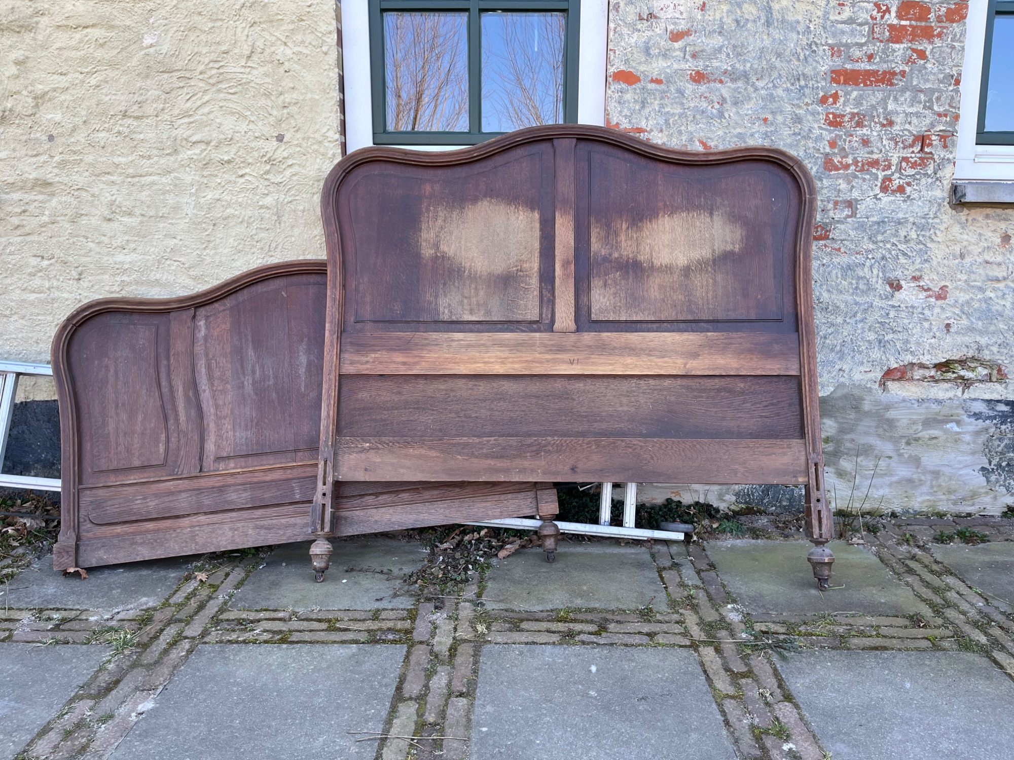 Hoofdbord, Eikenhout image 15