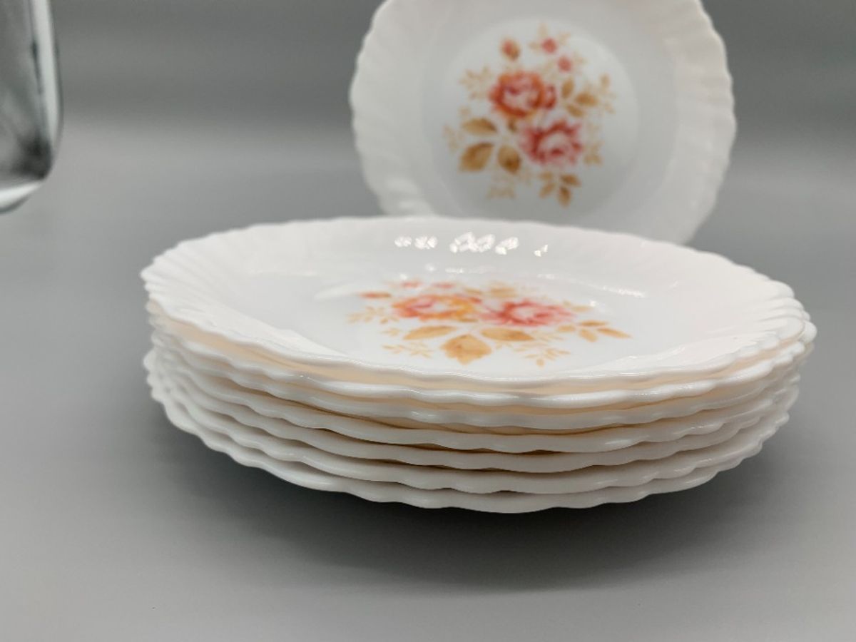 Set Arcopal Ontbijtbordjes Rose 8 Stuks image 6