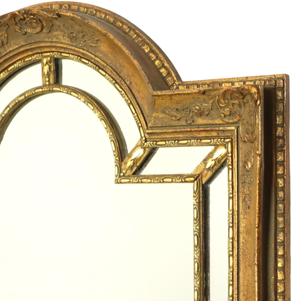 Mid Century Louis Xvi Rococo Stijl Spiegel Bladgoud La Barge image 4
