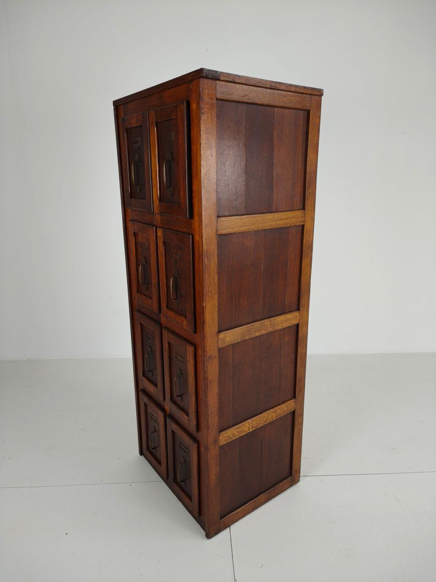 Antieke Eikenhouten Archiefkast – Ca. 1900–1920 image 6