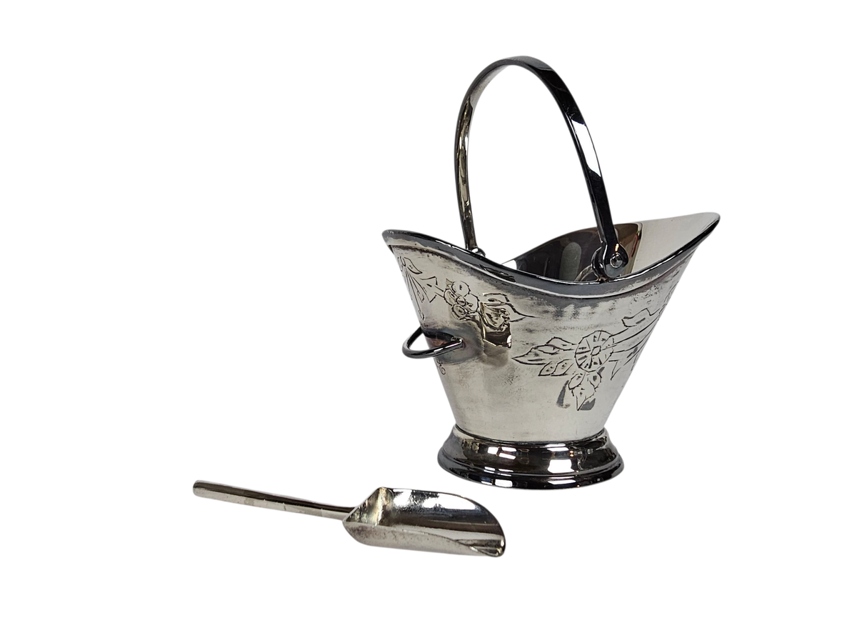 Suikerpot Met Schepje - Gegraveerd - Zilver - Gesigneerd - 3e Kwart 20e Eeuw image 3