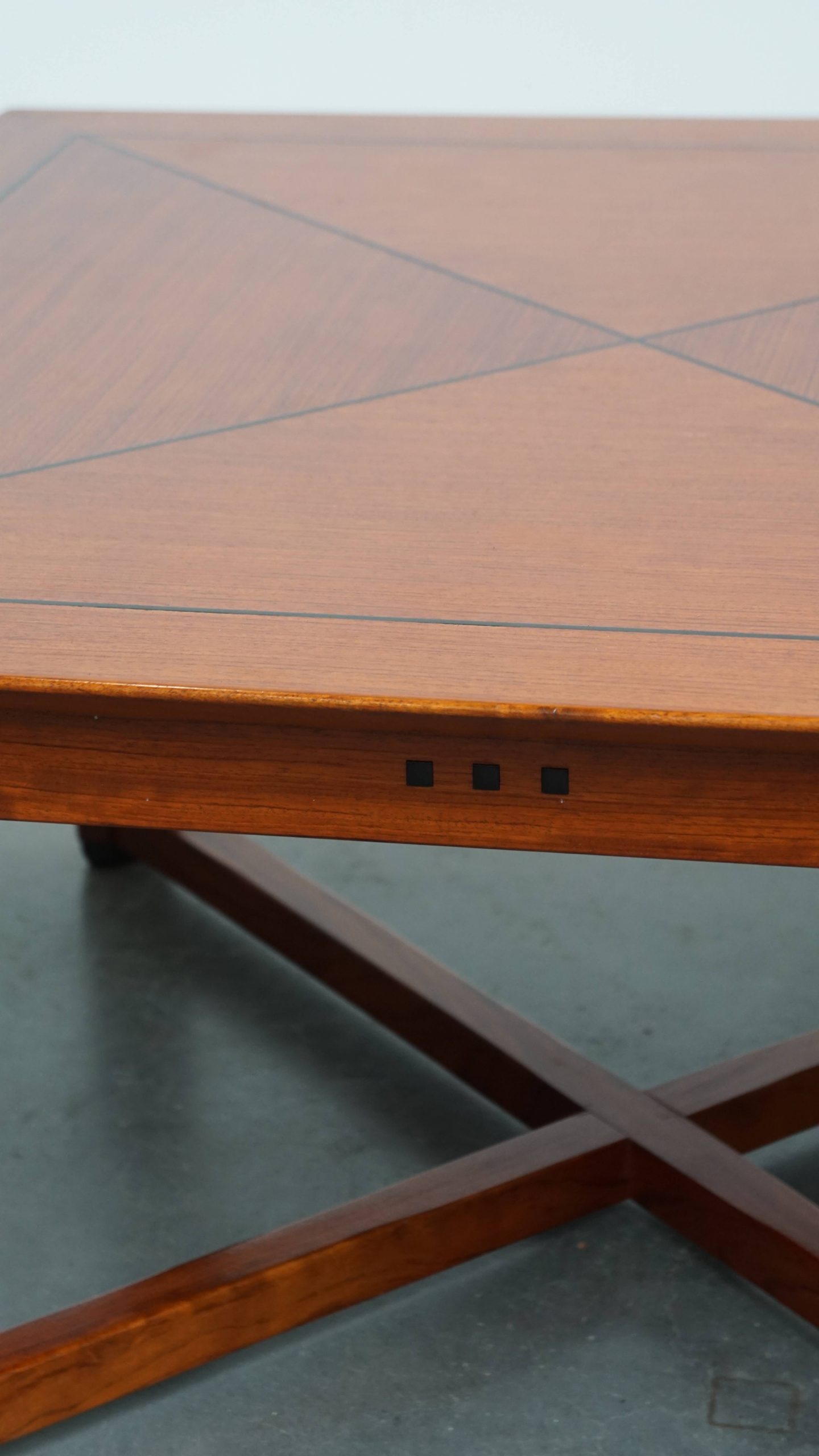 In Goede Staat Verkerende Art Deco Schuitema Design Salontafel Met Uitschuifbare Delen image 17