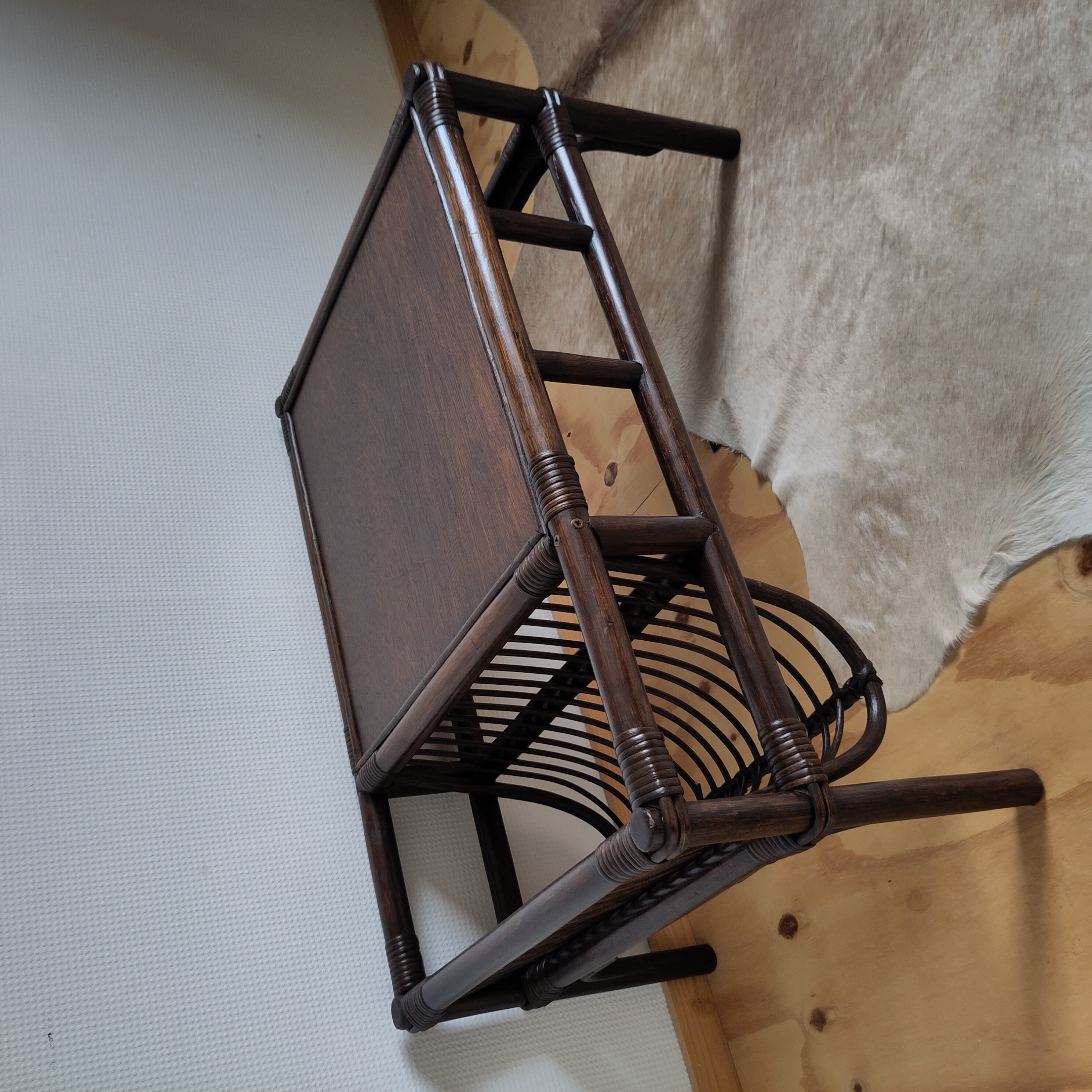Rotan Manou Salontafel Met Lectuurmand image 7