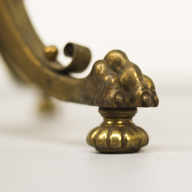 Antieke Staande Engelse Vloerlamp Roodkoper En Messing image 7