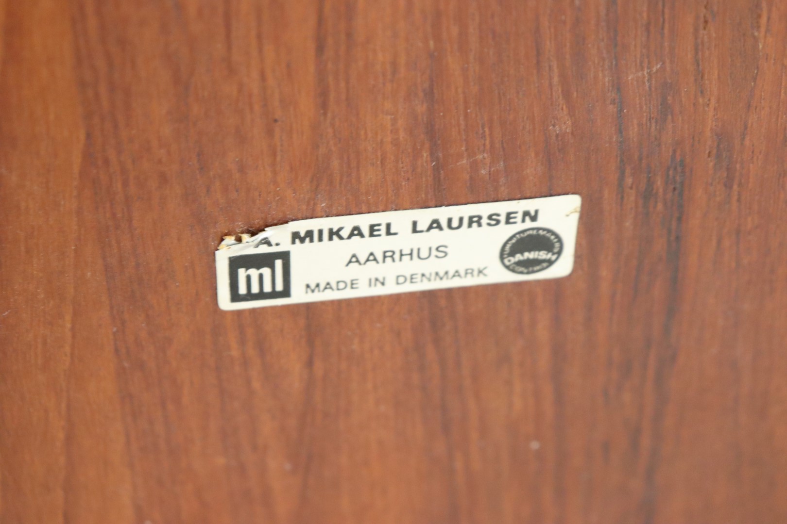 A. Mikael Laursen Xxl Salontafel Tafel 'bybjerg' Vintage Teak Deens image 9