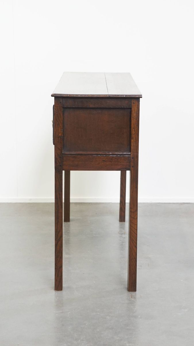 Klassieke En Charmante Antieke Engelse Eikenhouten Side Table/ Gangmeubel Uit 19e Eeuw image 3