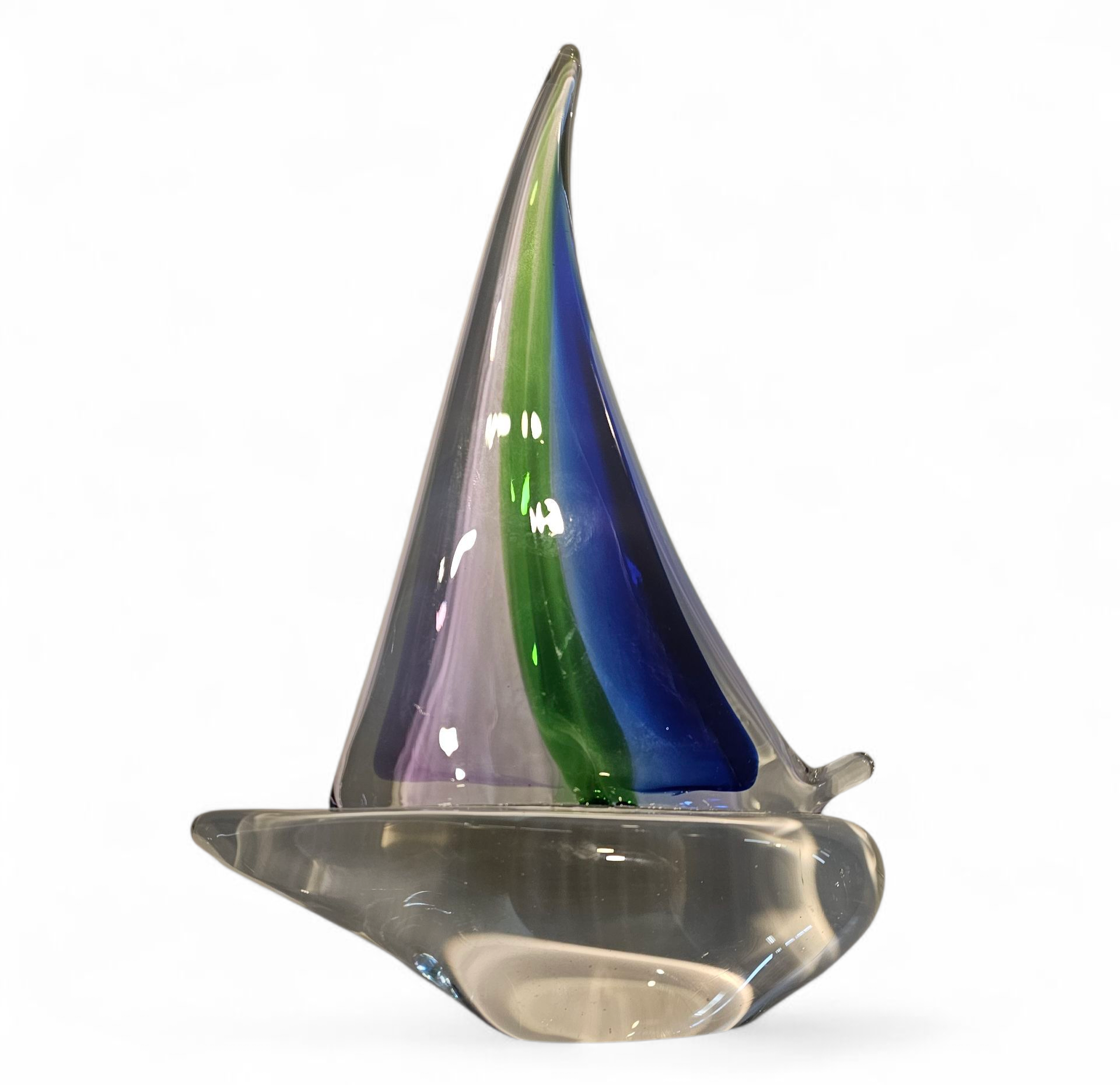 Murano Glass / Sailing Boat / 1980s image 14