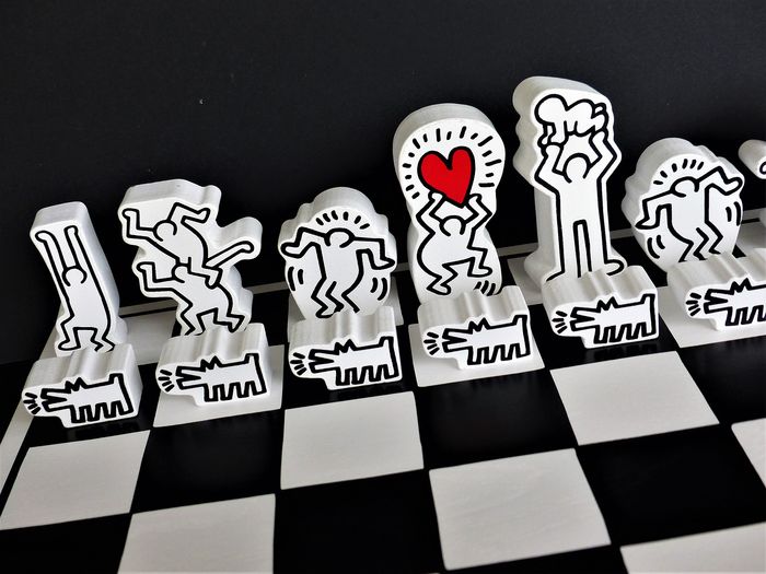 Keith Haring Schaakspel Zwart/wit Nieuw!! image 11