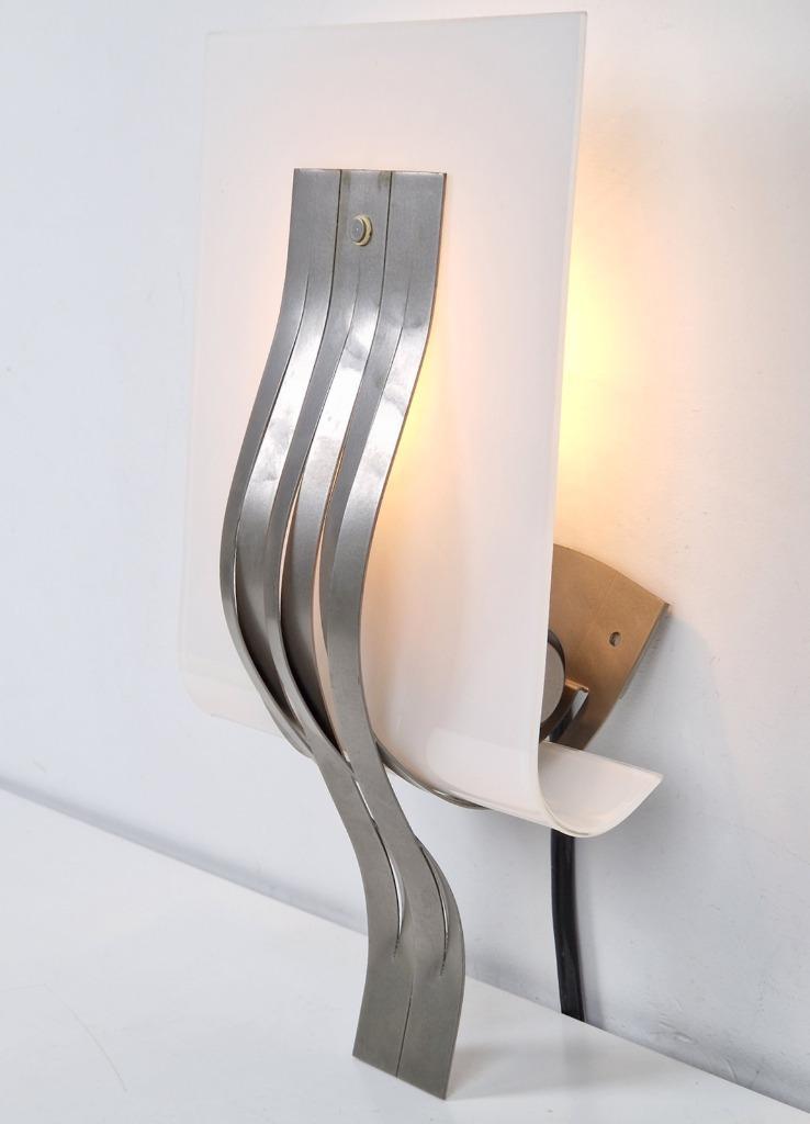 Vintage Moderne Terzani Entrefer Wandlamp Murano Lamp Design image 5