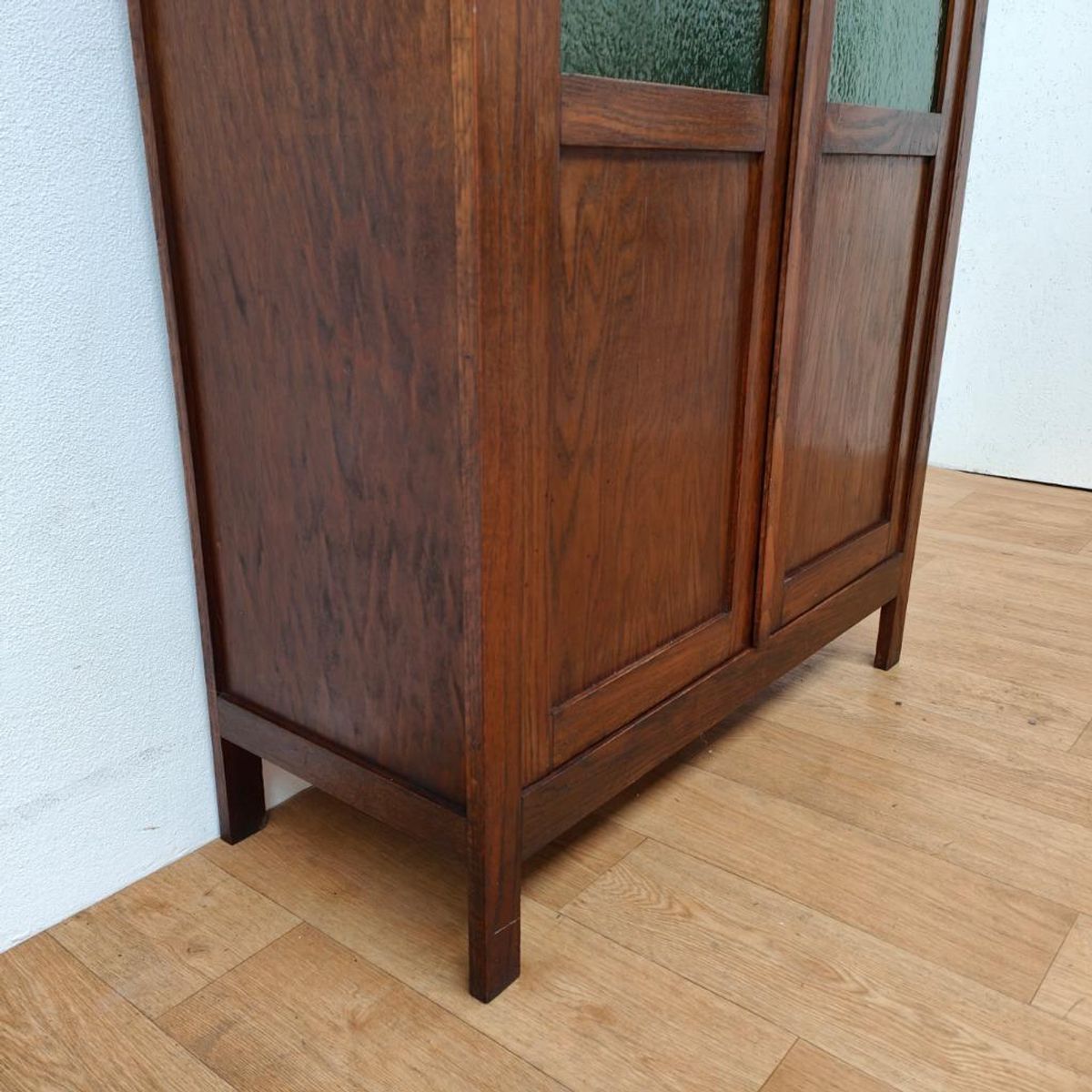 Vintage Antieke Boekenkast Wandkast Servieskast Kast Vitrinekast. image 2