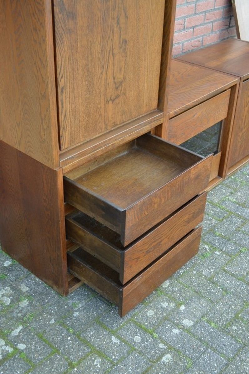 Blokkenkast Eiken Met 1 Muur Schap image 1