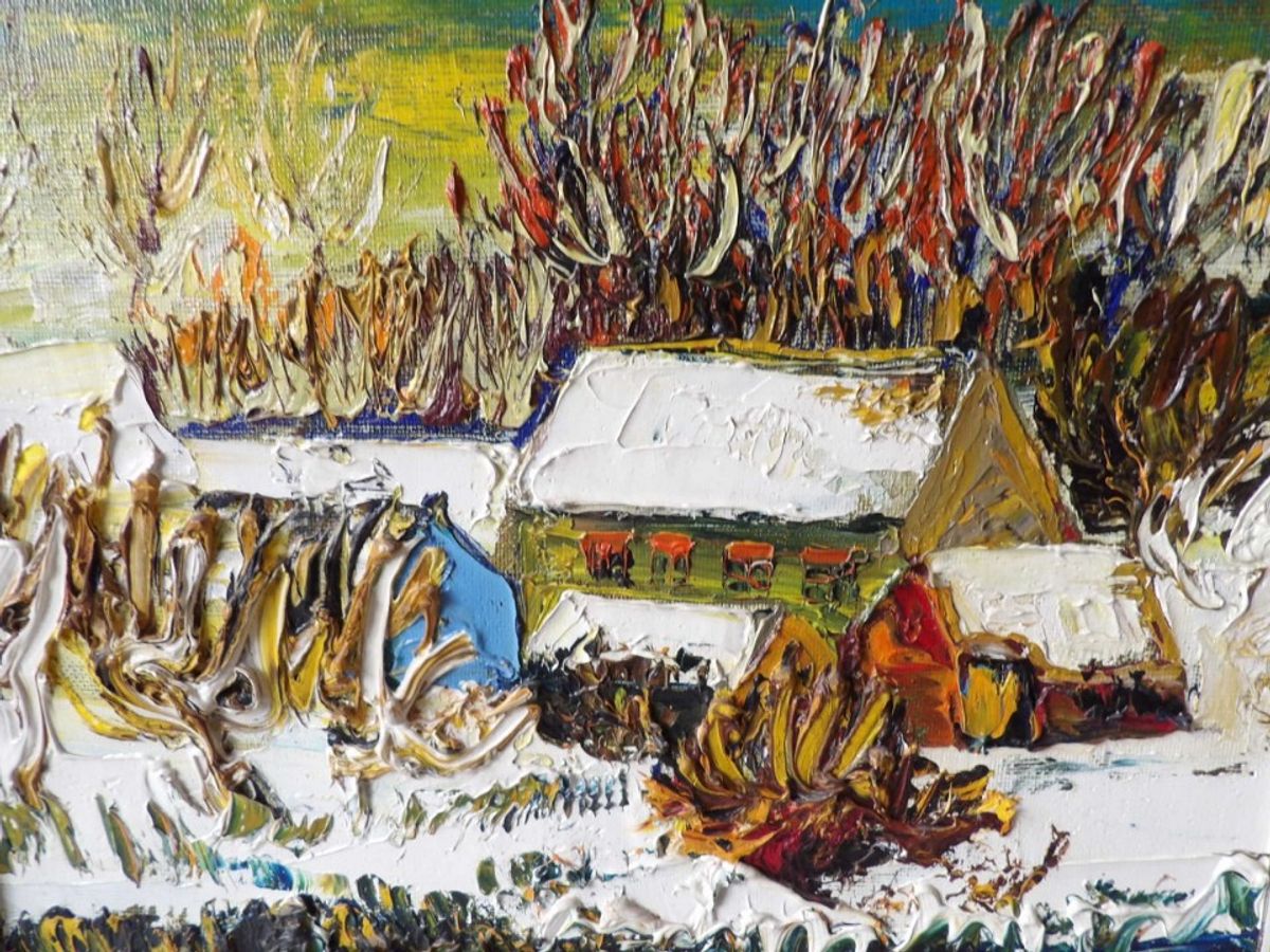 Etienne Le Compte (1931-2010) December Met Sneeuw image 5