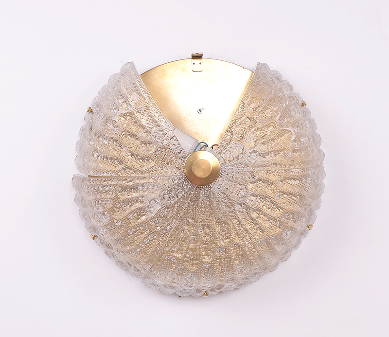 Carl Fagerlund Kristal En Messing Plafonnière, Lyfa 1960s image 11