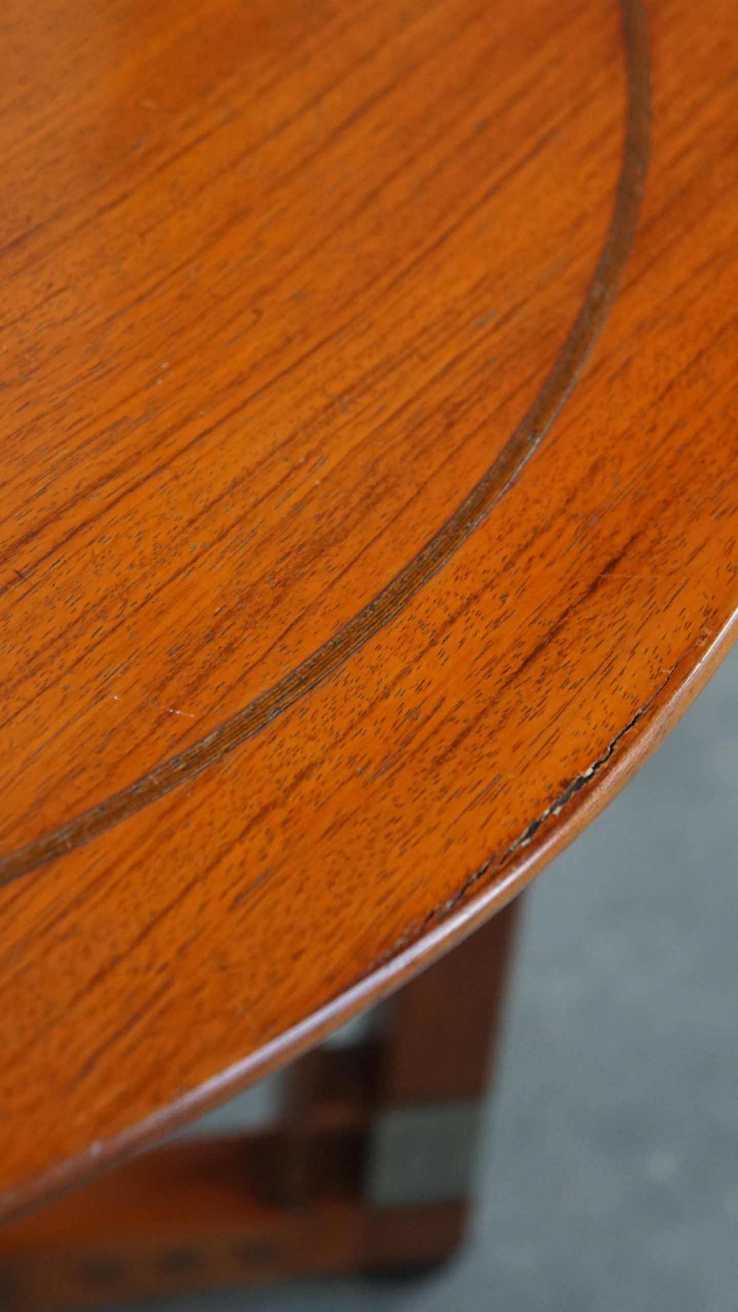 Mooie En In Goede Staat Verkerende Ronde Art Deco Schuitema Design Bijzet/ Salontafel image 11