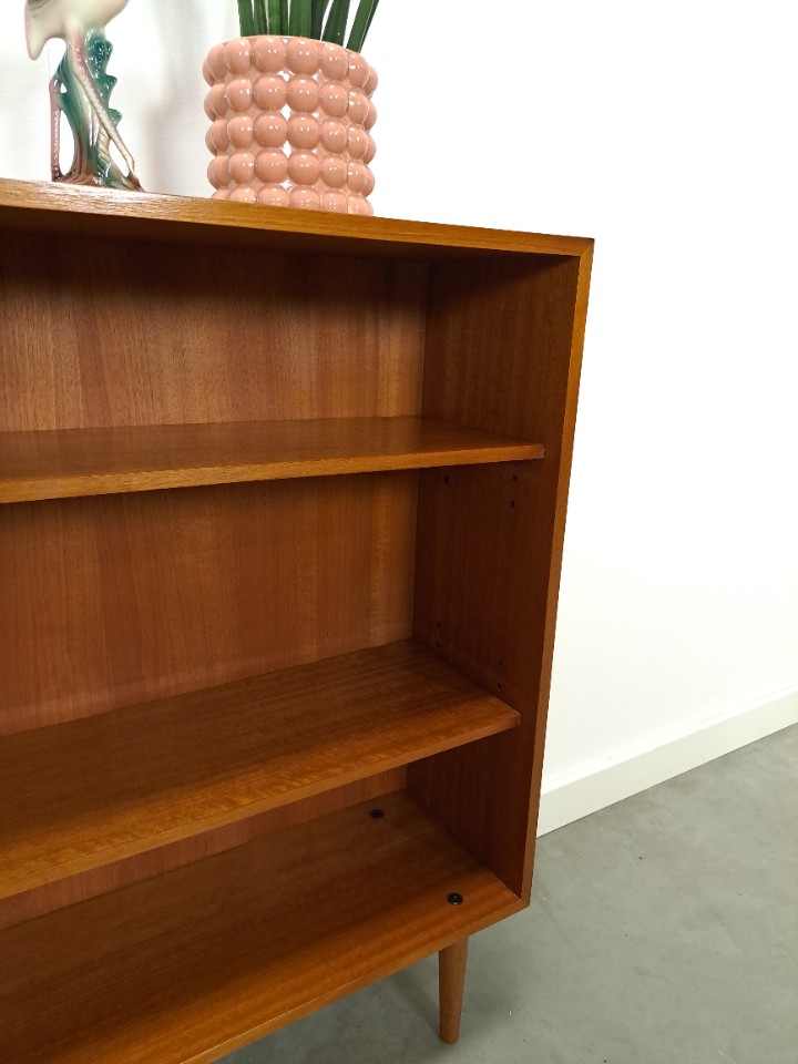 Noten Fineer Boekenkast Lp Kast Met Legplanken Nr. 2 image 5