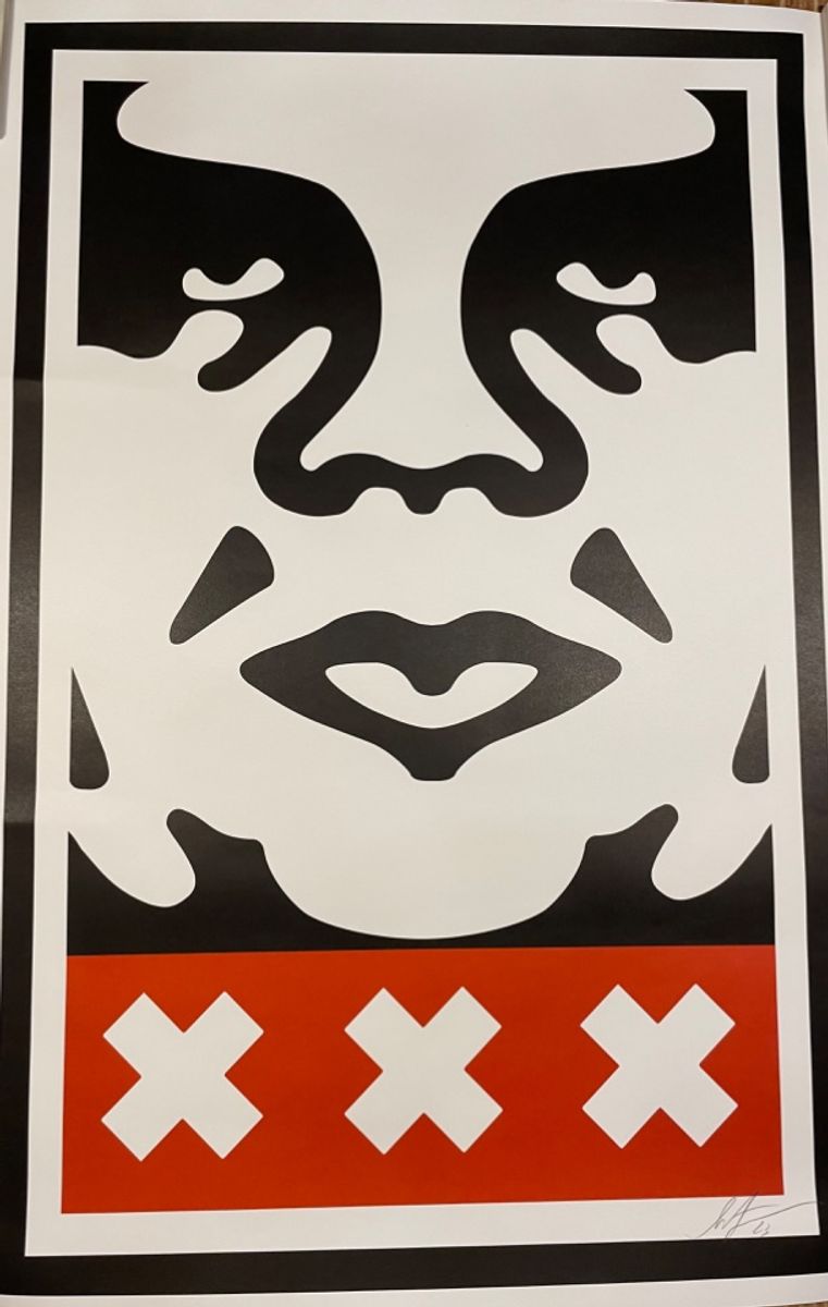 Shepard Fairey Obey Amsterdam Icon Xxx, Signed And Dated By Artist image 9