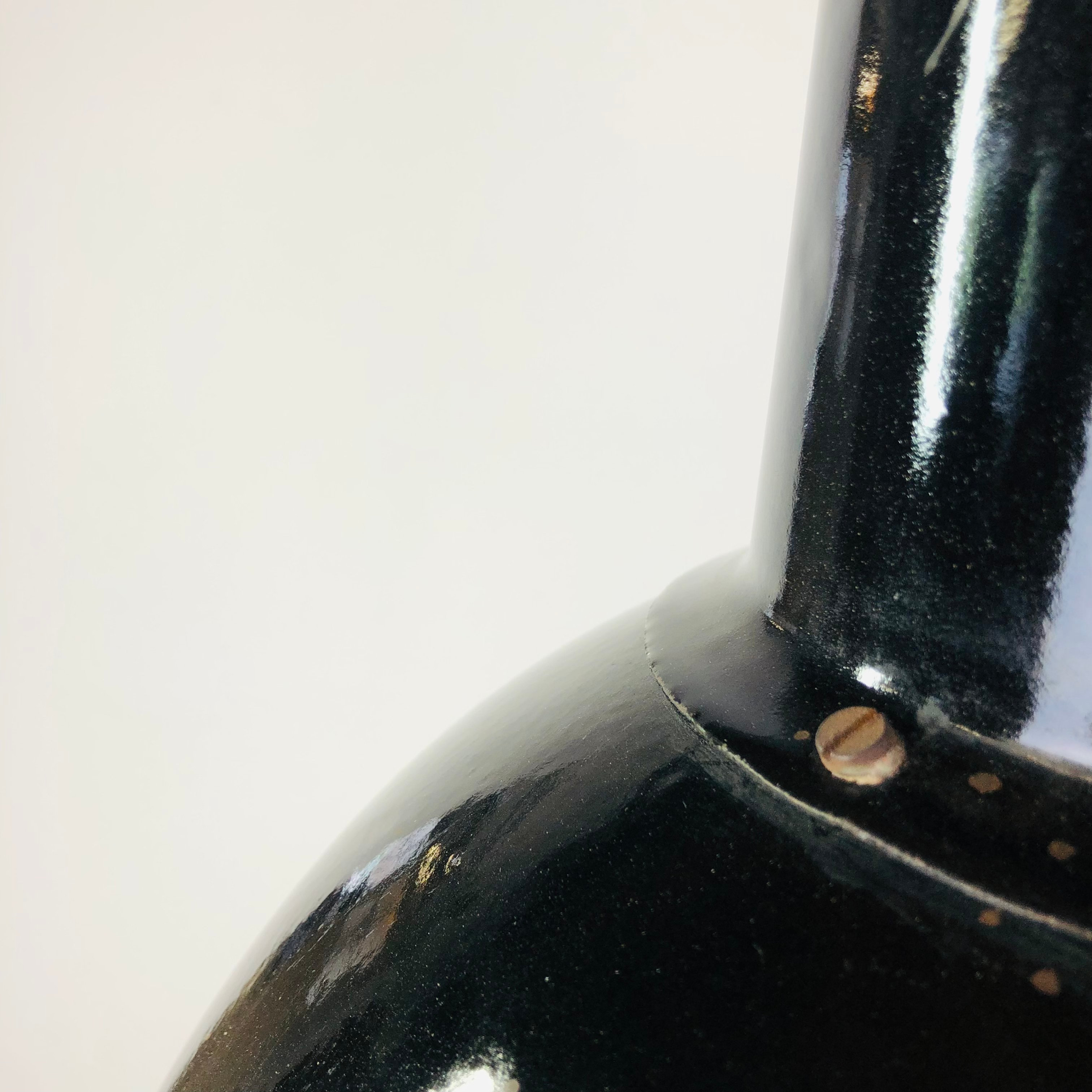 Zwarte Geëmailleerde Fabriekslamp By Elektrovit image 12