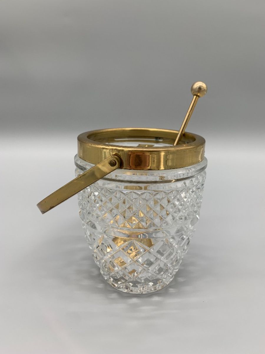 Vintage Kristallen Ijsemmer Met Schepje image 8