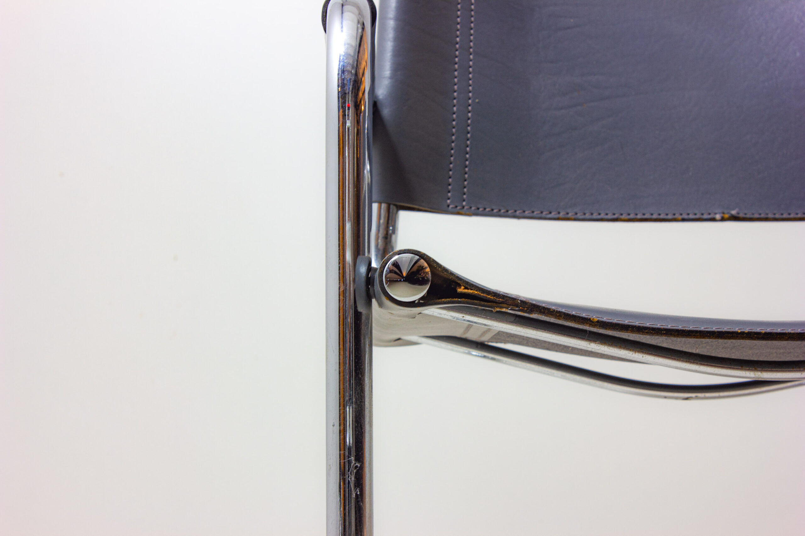 Set Van 5 Mid-century Mg5 Stoelen Van Matteo Grassi, Italië Jaren 80 image 11