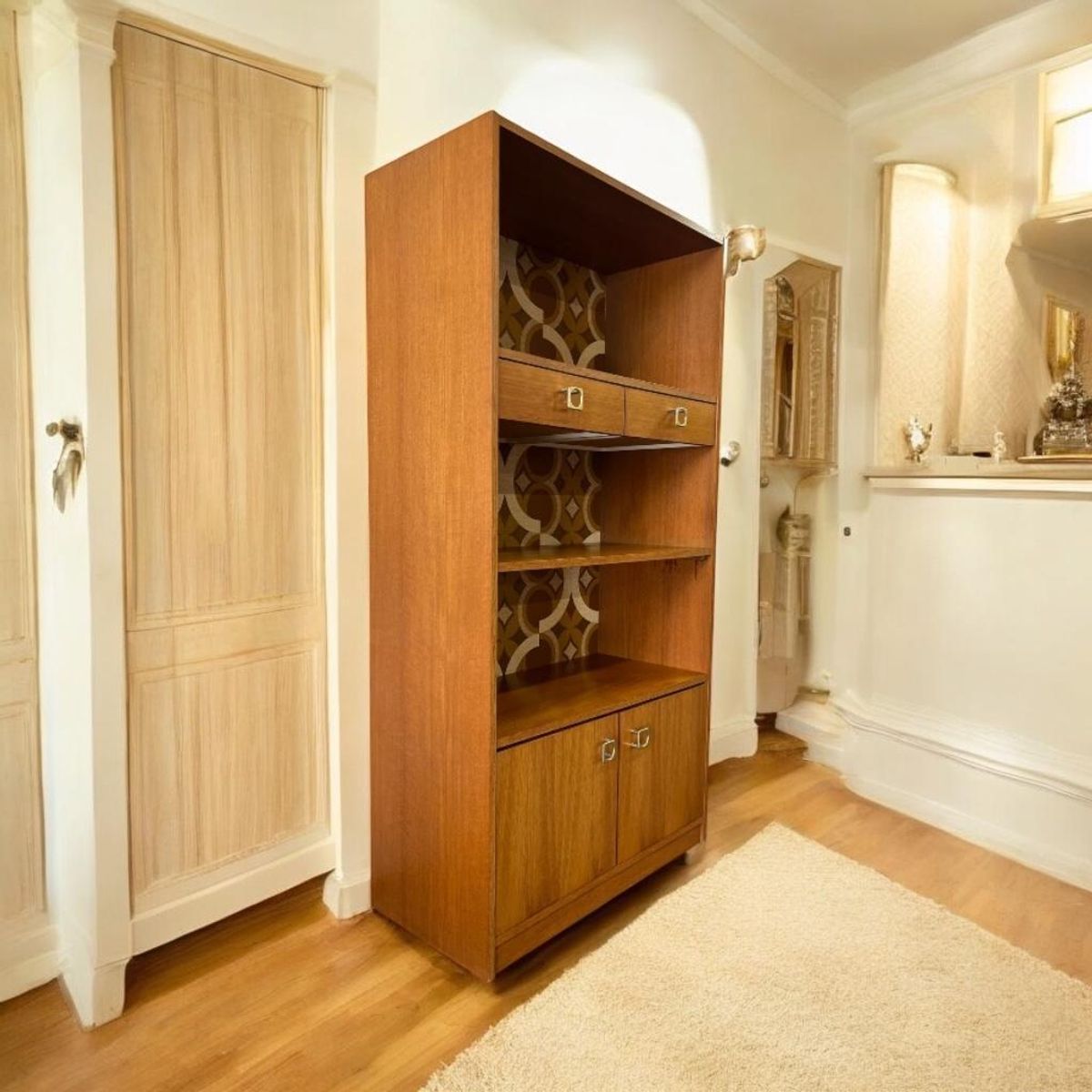 Vintage Buffetkast / Kast Met Open Gedeelte / Leggers image 2
