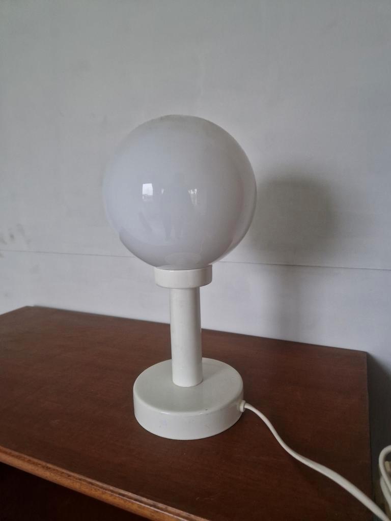 Space Age Opaline Boll Lamp Vintage Design. image 6
