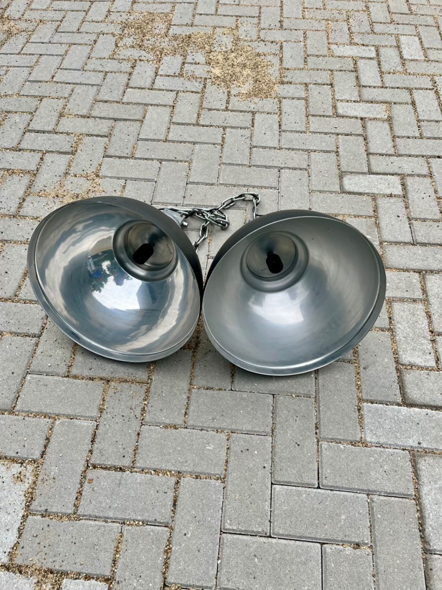 2x Zwarte Industriële Hanglamp image 3