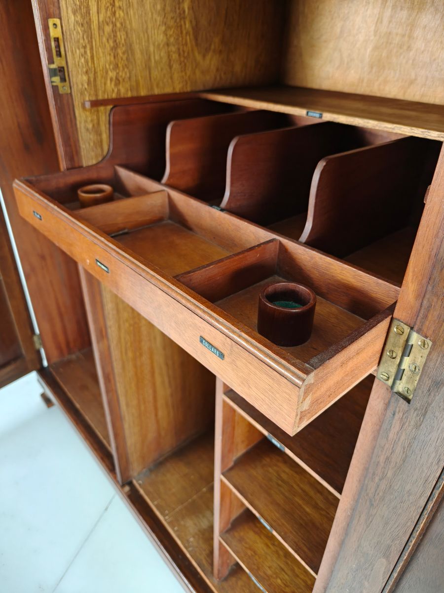 Prachtige Engelse Art Deco-kast Van Wortelnotenhout Van Waring & Gillow – Ca. 1900–1932 image 7