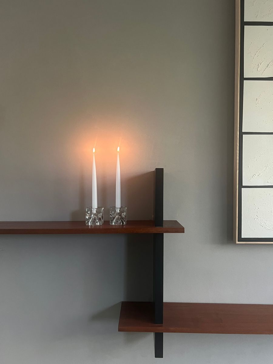 Vintage Glass Candle Holders – Set Of 2 By Rudolf Jurnikl image 2