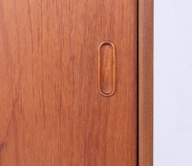 Deens Design Teak Highboard 3 Deurs, 1960S image 5