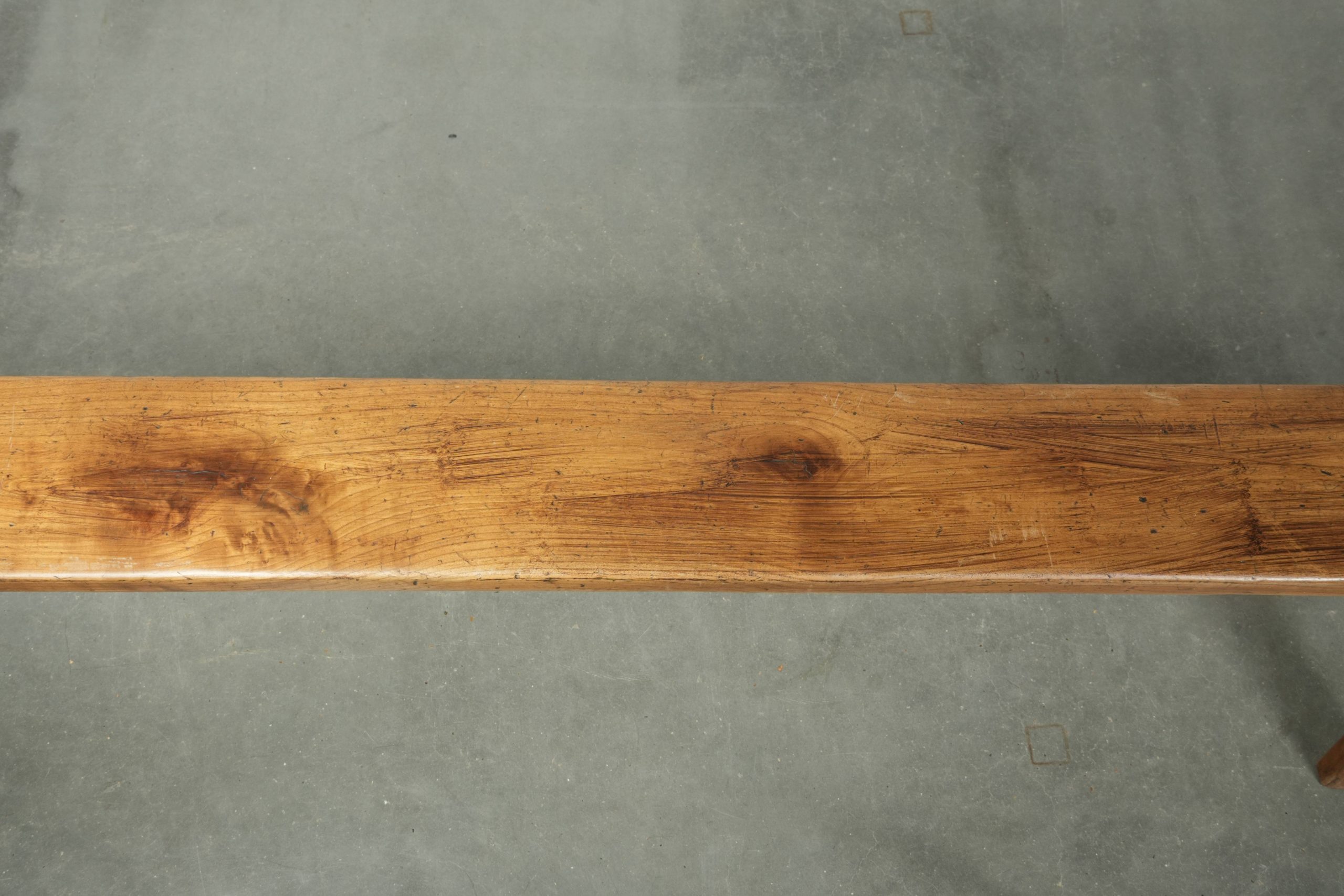 Tijdloze Franse Brocante Halbank/ Bankje Voor Aan De Eettafel Met Een Geweldige Uitstraling image 8