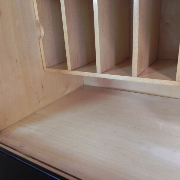 Secretaire Met Schuifdeuren Op Ranke Poten, Jaren 50 image 5