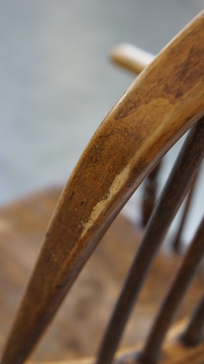 Geweldige Set Van 6 Antieke Engelse Windsor Stickback Chairs Uit De 19e Eeuw image 16