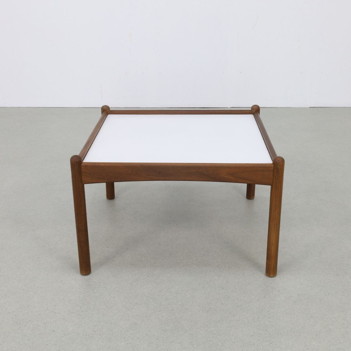Vintage Salontafel Teak 1960 Omkeerbaar Blad image 8