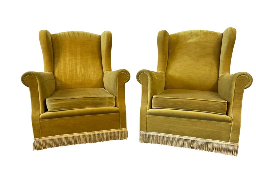 Set Van 2 Vintage Clubzetels / Fauteuils / Éénzitten image 12