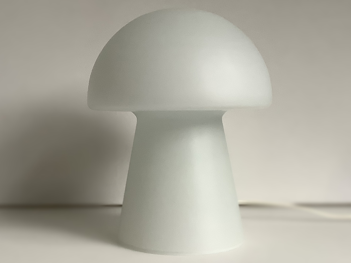 Vintage Space Age Mushroom Glazen Lamp image 3