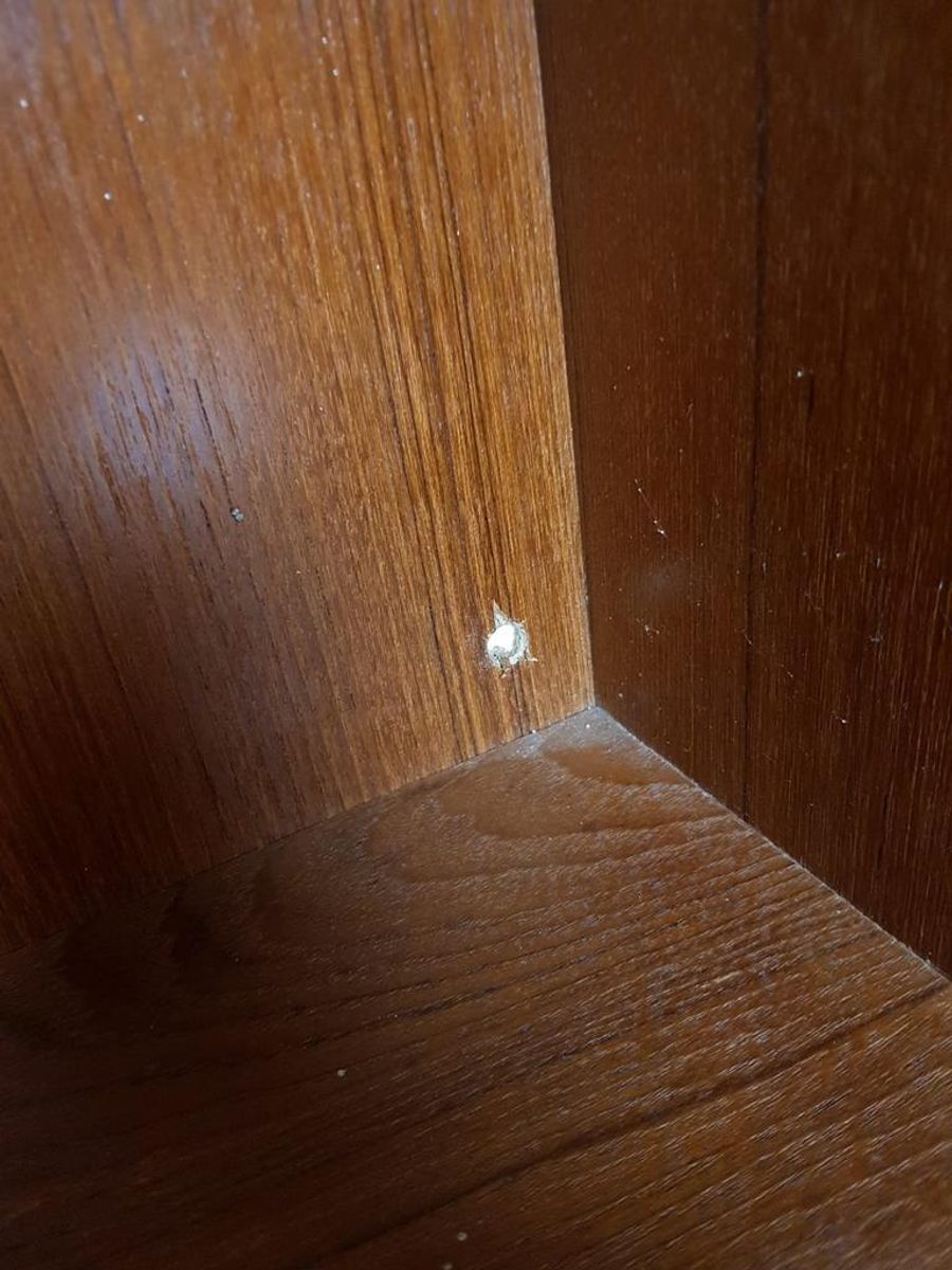 Vintage Deens Vakken Kastje Boeken Teak Hout Fineer image 9