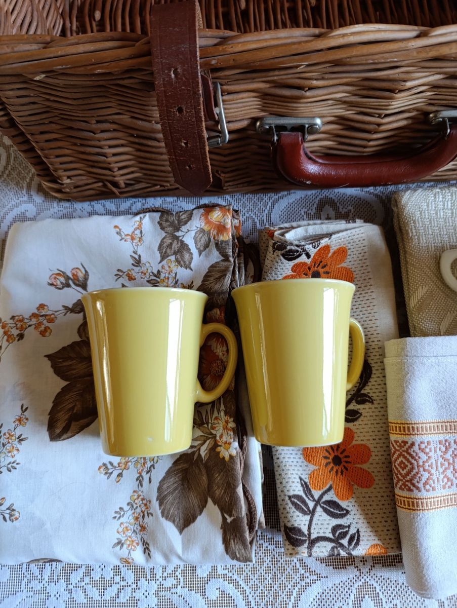 Vintage Picknickmand Van Optima England, Uniek & Duurzaam Gerestyled image 16