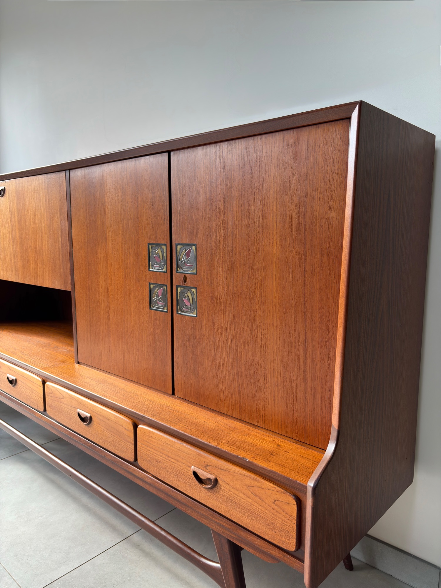 Vintage Louis van Teeffelen Dressoir Jaap Ravelli image 9