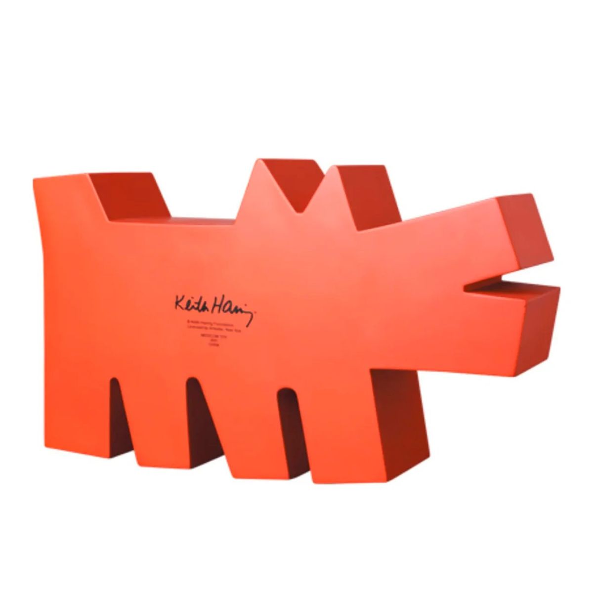 Keith Haring - Medicom Barking Dog Statue Red image 2