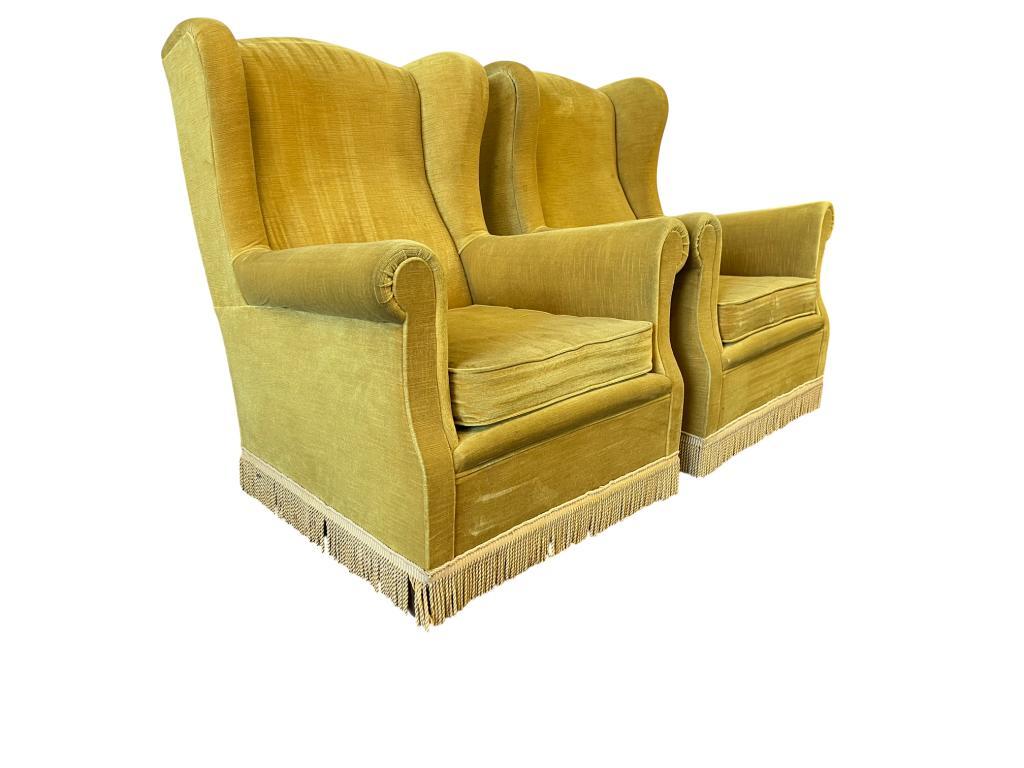 Set Van 2 Vintage Clubzetels / Fauteuils / Éénzitten image 19