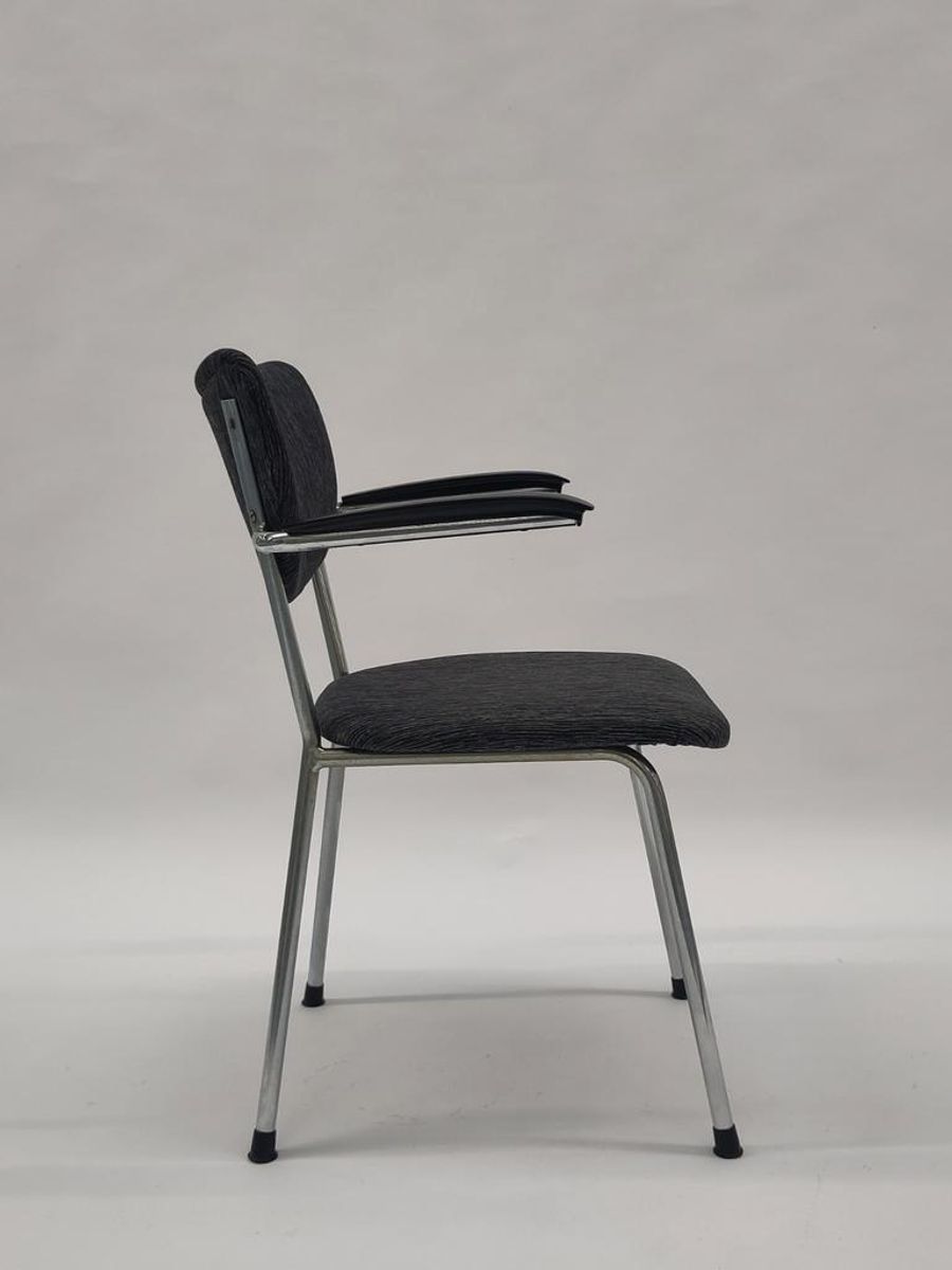 Vintage Buisframe Stoel Gispen De Wit 3211 Eetkamerstoel image 2