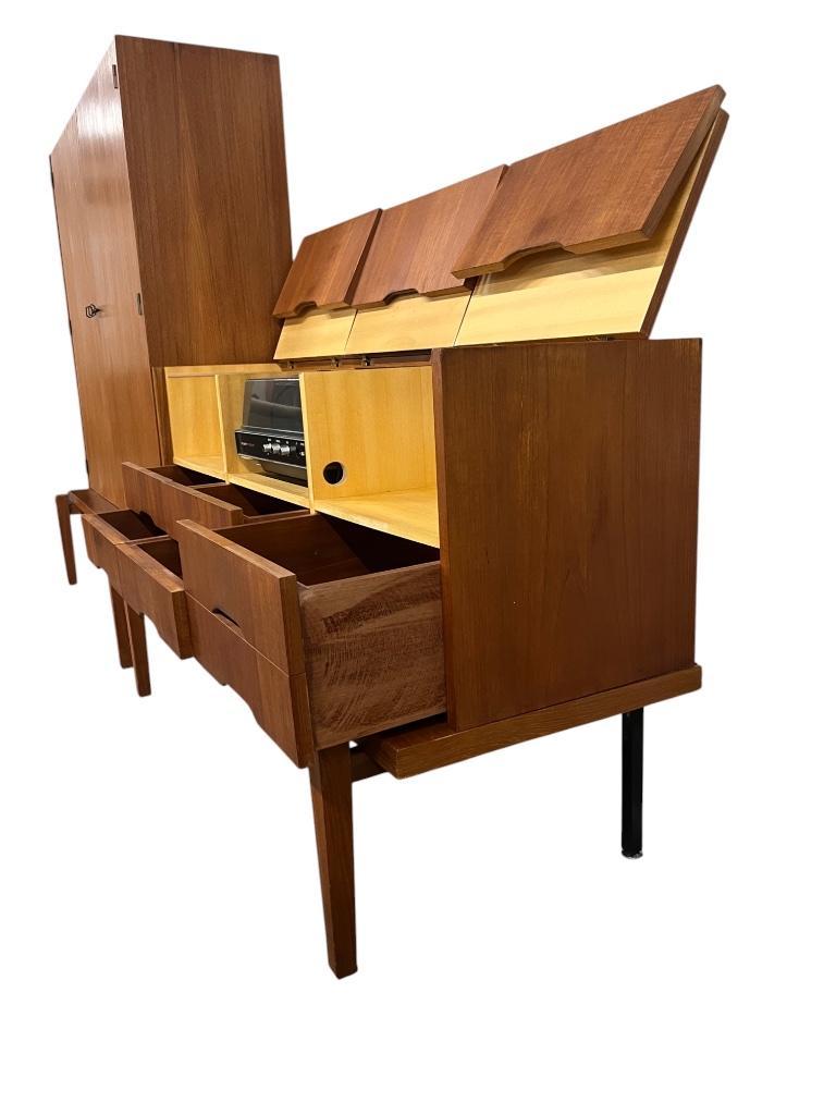 Vintage Xl Set : Kast / Audio Meubel / Wandrek image 8