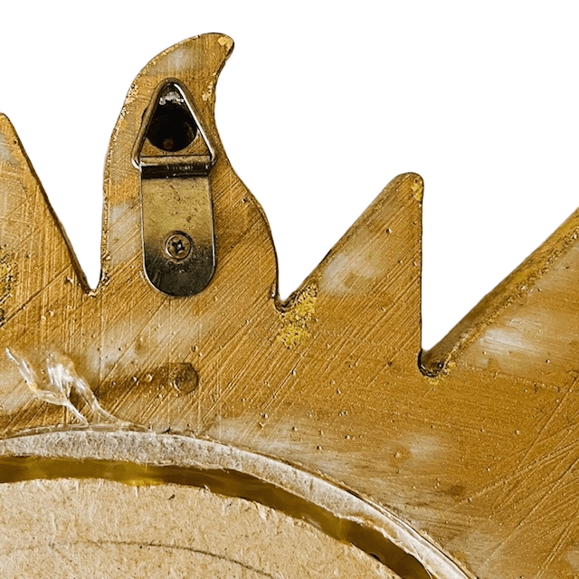 Vintage Gouden Zonnespiegel Hollywood Regency image 6