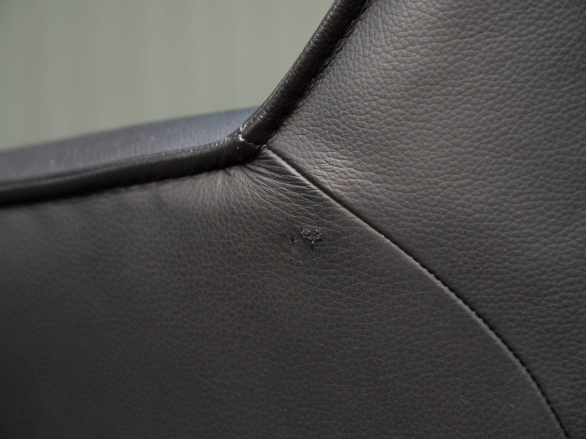 Leolux Mayon | 2,5-zits Leren Design Bank | Zwart image 9