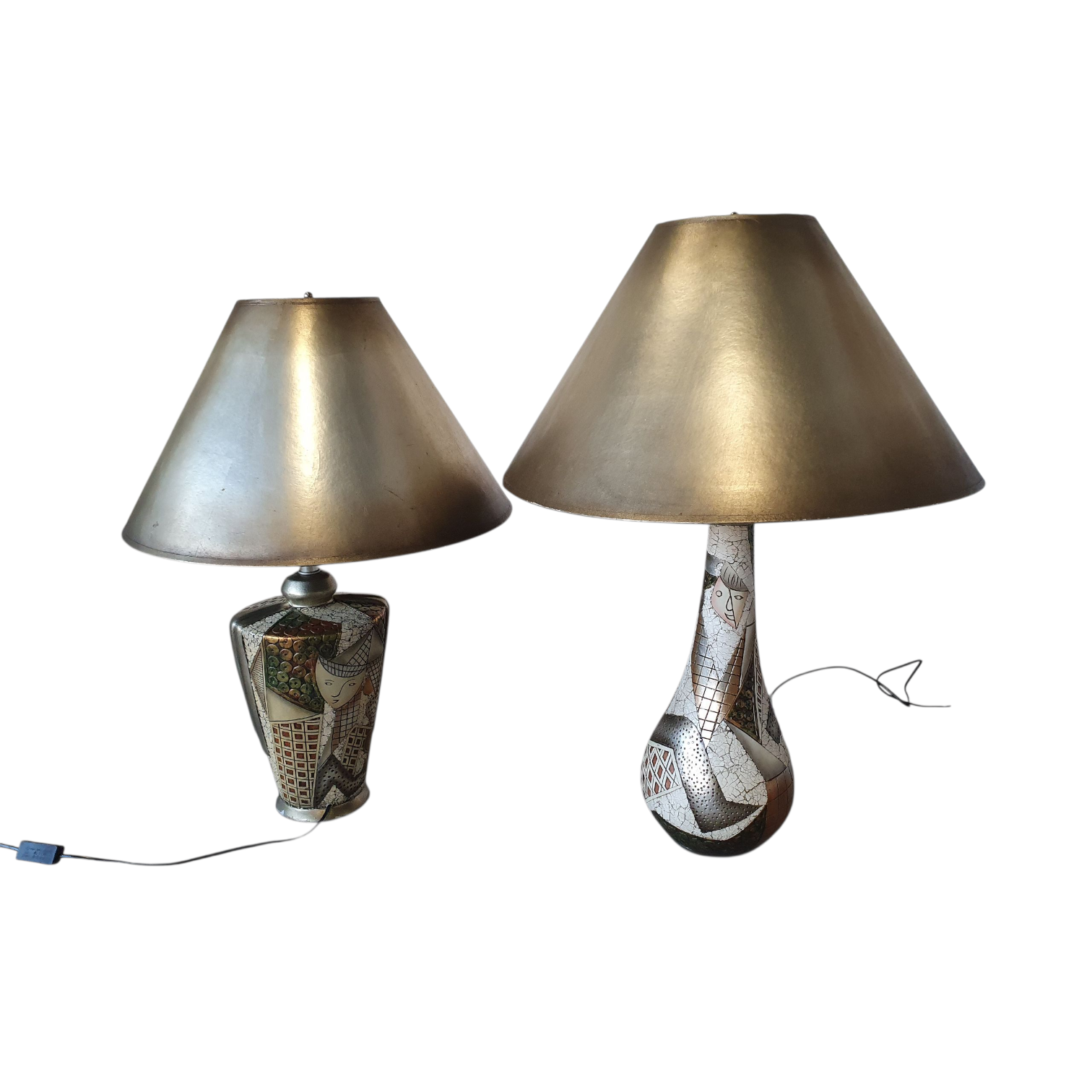 Alexander Kalifano / Modern Impressionist Art Vase Lamps / Circa 1980s image 18