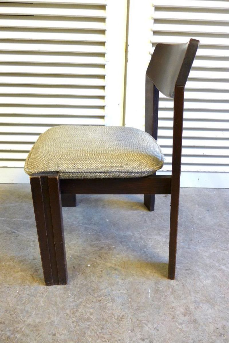 Prachtige Wenge Brutalist Stoel image 4